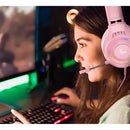 Auriculares Estéreo Gamer Xtech Luz Led 3.5mm Rosa Xth-564
