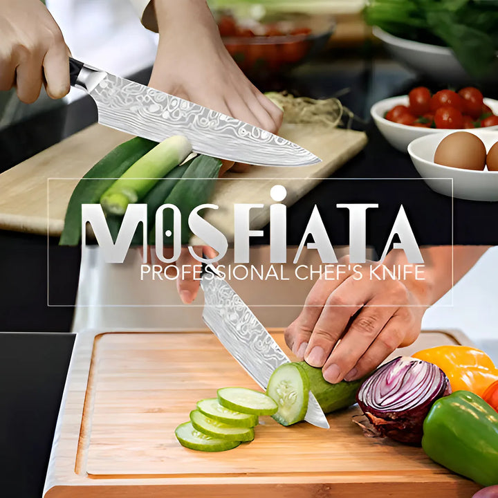 Cuchillo De Chef Profesional Super Afilado De 8 Con Protect Color Silver