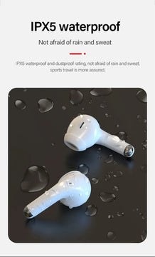 Audifonos Inalámbricos Bluetooth Lenovo Livepods Lp40 Pro Color Negro