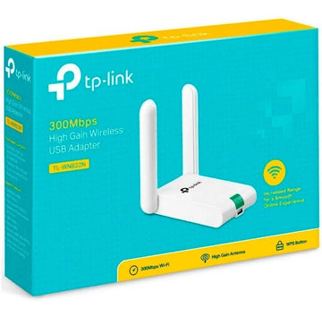 Tarjeta De Red Usb Wifi Tplink Tl-wn822n Doble Antena Blanco