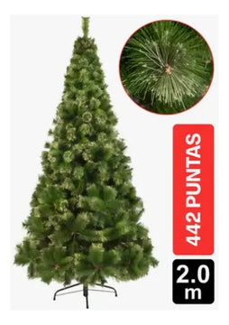 Arbol De Navidad Pino Napoles De 2 Metros Verde