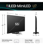 Smart Tv 55 Pulgadas Mini-led Uled 4k 165hz Dolby Vision Iq