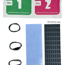 Kit Disipador M2 Aluminio Con Thermal Pad Memoria Nvme M.2