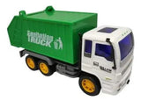 Camión De Basura Compactador De Impulsó Regalo Niños - Verde