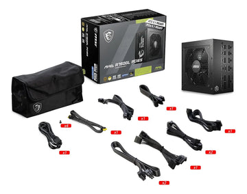 Fuente De Poder Msi Mag A750gl Pcie5 750w 80plusgold Fullmod Negro