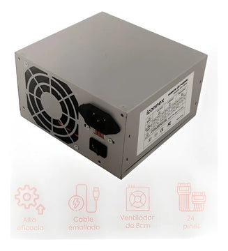 Iconnex Atx 750w Fuente De Poder Alimentación Para Pc Gris