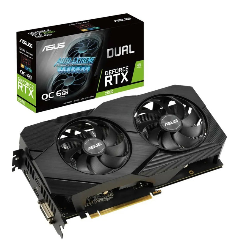 Tarjeta de video Nvidia Asus Dual GeForce RTX 20 Series RTX 2060 OC Edition 6GB