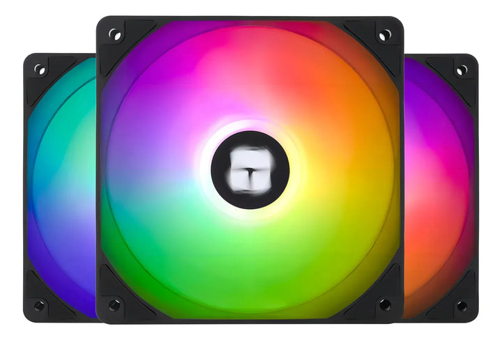 Ventilador De Cpu De 12 Cm Argb Silencioso Hasta 1550 Rpm