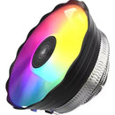 Disipador De Calor De Ventilador De Cpu Rgb Led Para Intel Negro