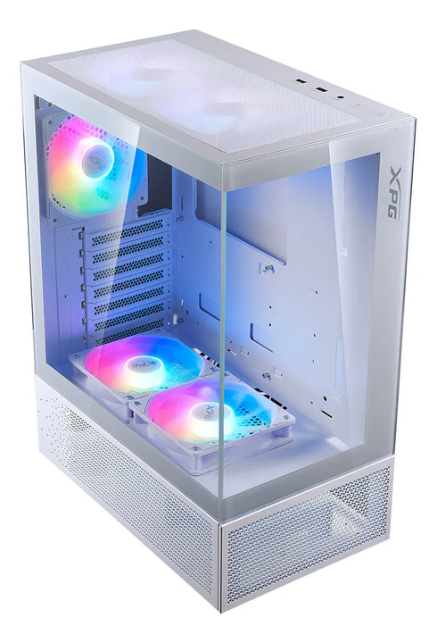 Gabinete Adata Xpg Invader X Mini White Atx 4 Ventiladores Color Blanco