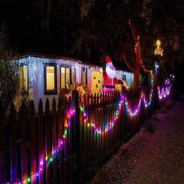 Luces Navideñas Recargable Energía Solar Luces Multicolor