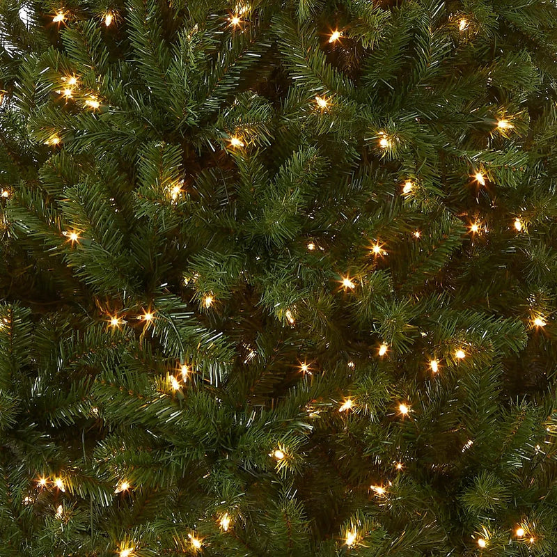 Árbol De Navidad Artificial 6.5' Preiluminado Y Realista