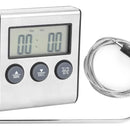 Termómetro Digital Horno Cocina Bbq Sonda Acero Iman Base