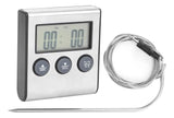 Termómetro Digital Horno Cocina Bbq Sonda Acero Iman Base