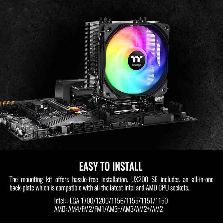 Disipador De Cpu Thermaltake Ux200 Argb Intel/amd Arbg Sync