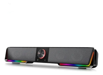Altavoz Redragon Darknets Gs570 Rgb con barra de sonido, color negro