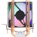 Fan Cooler Disipador Rgb Amd Intel 2 Tubos Ventilador Pc