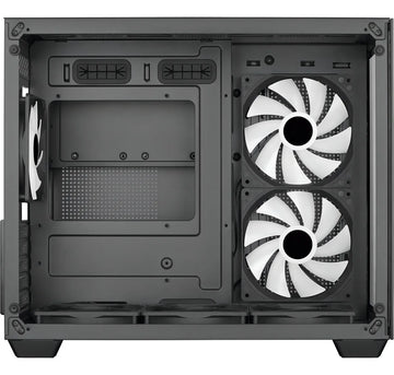 Gabinete Gamer Aerocool Dryft Negro Con 6 Ventiladores Argb Lateral