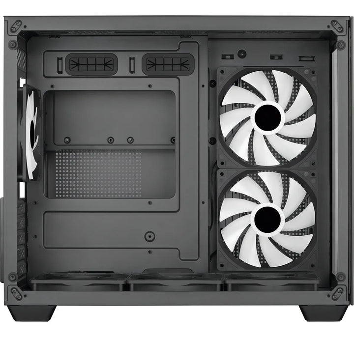 Gabinete Gamer Aerocool Dryft Negro Con 6 Ventiladores Argb Lateral