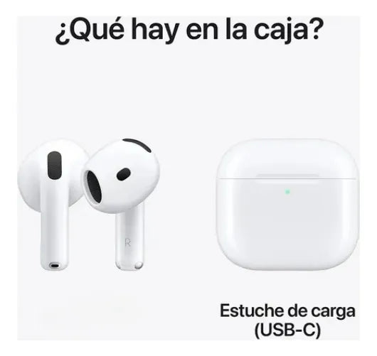 Audífonos Pro 4ta Gen Compatible Con Iphone/android Con Anc Blanco