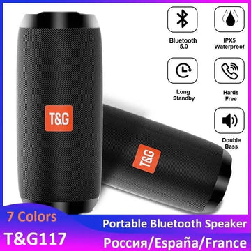 Parlante Tyg Tg117 Bluetooth Radio Portatil Negro
