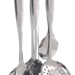 Cucharones Utensilios Para Cocina En Acero Inoxidable Plateado