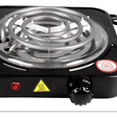 Estufa Electrica Sencilla De Un Puesto Cocina 1000w 60hz Negro
