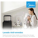 Lavadora Carga Superior 18 Kg Titanio Acero Inoxidable Midea Gris