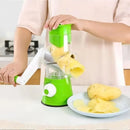 Cortador de verduras 3 en 1 de acero inoxidable y rallador de mesa