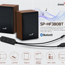 Parlantes Bluetooth Genius Sp- Hf380bt Usb Madera 3w