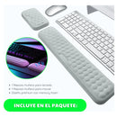 Apoya Muñecas Reposa Brazo Teclado Y Mouse Memory Foam Pad Gris No Aplica