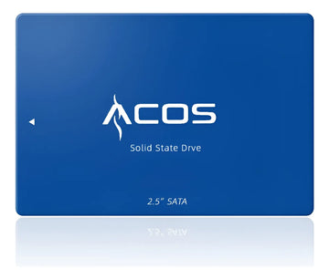 Disco sólido Acos Hd Ssd 256 GB 2.5 SATA, color blanco