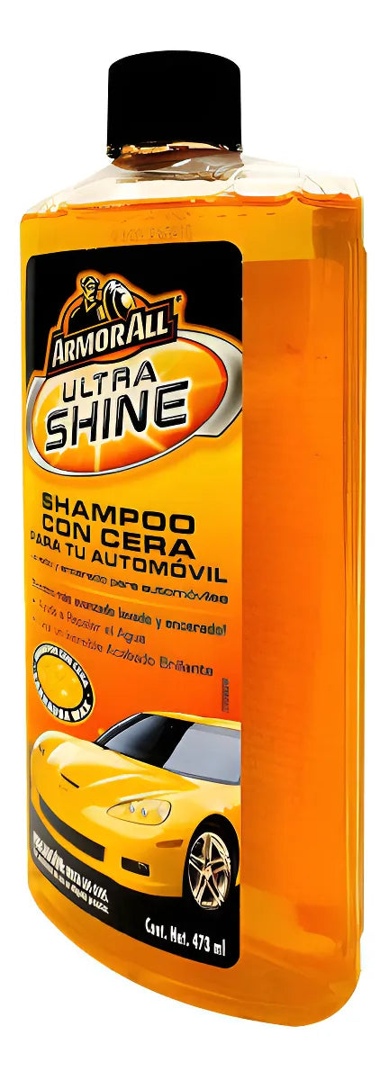 Shampoo Con Cera Armor All Limpieza Autos Camión Moto 473ml