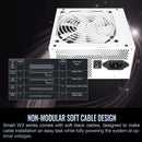 Fuente De Poder Thermaltake Smart W3 Snow 700 Vatios Blanca Blanco
