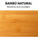 Tabla Cortar Bambú Bandeja Recolectora Organizacion Cocina Lisa