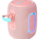 Parlante Recargable Rosado Vers Pro 25w Vta Con Luces Led Y Color Rosa