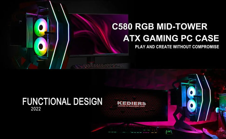 Funda De Pc Innovadora De Kediers - Juego De Vidrio Templado