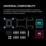 Gamdias Chione E4 Enfriador Líquido De Cpu Aio De 14.173 In
