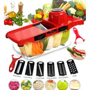 Rallador de mandolina, queso, patatas, verduras, verduras, 6 en 1
