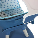 Silla Comedor Bebe 3en1 Baby Azul Bebesit comedor escritorio con alcolchado