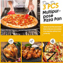 Molde Para Pizza Mimorou De 8 Piezas Con Agujeros De 9 Pulga