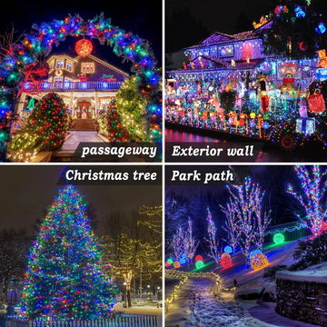 Luces Navidenas Led, 300 Luces, Ilumina Tu Hogar Con Estilo
