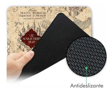 Pad Mouse Pads Harry Potter. Mapa De Merodeadores Negro