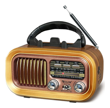 Radio Parlante Inalámbrico Fm Bt Recargable Solar Portatil Diseño 1
