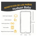 Baberos Para Bebes Impermeable Toalla 100% Algodon Pack 5pcs Handosm