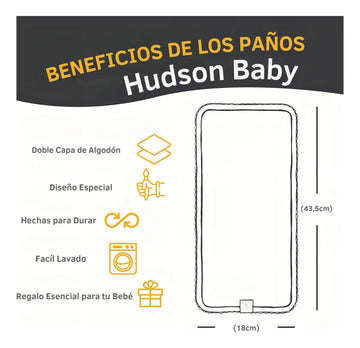 Baberos Para Bebes Impermeable Toalla 100% Algodon Pack 5pcs Handosm