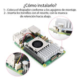 Disipador Enfriador Para Raspberry Pi 5 Radiador De Aluminio