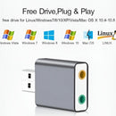 Tarjeta De Sonido Usb 7.1 Deluxe Externa Usb Adaptador Color