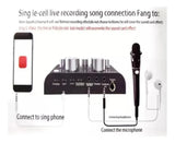 Tarjeta De Sonido V8 Para Pc Smartphone Efectos De Audio Negro