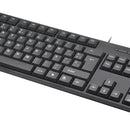 Teclado Antelope Conexión Usb Plug And Play, Tj-818 Negro